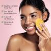 Gua Sha Facial Tools Gift Set Consists of TRIONI 100% Pure Jojoba Oil Enriched with Vitamin E (30ml), Authentic Rose Quartz Heart Shaped Guasha Tool for Face, Sponges (15ct), and a Drawstring Bag view 4