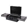 Barber Case,Professional Barber Case,Versatile Salon Hair Styling Tools Organizer,Detachable Hairdressing Tool Storage Holder,Hair Scissors Storage Tray Aluminum Alloy and Plastic Black(Style D) view 1