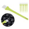 6pcs Mens Electric Shaver Cleaning Brush Hair Remover Shaving Brush Electric Shaver Cleaning Brush Small Trimmer Gap Dustpan Cleaning Brushes view 3