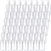 48 Pcs Pump Bottle Lotion Dispenser Refillable Shampoo Conditioner Hand Soap Dispenser Plastic Empty 8oz/250ml Clear Reusable Body Wash Container Bulk (Clear, White) view 1