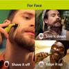 Philips Norelco for Face + Body, Electric Beard Trimmer, Shaver and Groomer, 5in1 Adjustable Comb, 1x Body Kit, Model QP2834/70, Black/Lime Green view 2