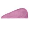 Exec-U-Gift Microfiber Hair Towel Wrap, Hair Turban Towel Super Absorbent Twist Turban Dry Hair Caps with Buttons Bath Loop Fasten Salon Dry Hair Hat view 2