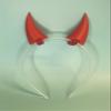2x demon horns for Headset/Cosplay - Made In USA -16 Colors Combos (Blue Light) view 4