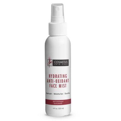 Cosmesis Hydrating Anti-Oxidant Face Mist - Refresh, Moisturize & Soothe Dry Skin, Tea Blend & Vitamins A/D - 4 fl oz