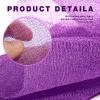RIUOTA 3 Pieces Exfoliating Washcloth Shower Towel African Net Sponge Japanese Wash Cloth Face Exfoliating Sponge Loofah Exfoliating Body Scrubber for Body Exfoliation view 4