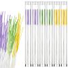 Maitys 360 Pieces Ear Hole Floss Piercing Cleaner Floss Disposable Piercing Aftercare Cleaning Line Ear Hole Care Cleaning Tool for Women Men(Green, Purple, Yellow) view 1