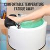 Feet Soaking Tub,Pedicure Foot Spa,Foot Massager Spa,round Acrylic Pedicure Sink,foot Soak Tub,pedicure Kit Foot Spa,Foot Bath Spa With Massage Surfing,foot Tub For Soaking Feet,with 7 Colorful Lights view 3