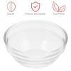 FOMIYES 10PCS Glass Mixing Bowls Set Thickened Clear Spa Facial Mask Bowl with White Mixing Sticks for Salon & Home Use, for DIY Masks, Essential Oils, Small Space Storage view 2