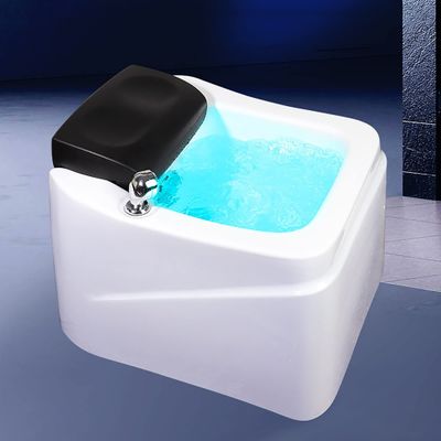 Feet Soaking Tub,Pedicure Foot Spa,Acrylic Pedicure Sink,Foot Massager Spa,ice Bath Tub,Pedicure Kit Foot Spa,Foot Bath Spa with Massage Surfing,Foot Spa,Foot Bath Basin,with 7 Colorful Lights