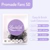 Promade Fans 5D For Eyelash Extensions (500 fans) - Easy, Quick Appication And Long Lasting (Multi-Curl C CC D, Thickness 0.07-0.1mm, Length 9-18mm) (9 mm, C - 0.07) view 2