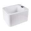 Foot Massager Spa,Feet Soaking Tub,Acrylic Pedicure Sink,Pedicure Foot Spa,Foot Soak Tub,Pedicure Kit Foot Spa,Foot Bath Spa,Foot Spa,Foot Bath Basin with Square Waterfall Outlet (Color : White-108, view 1