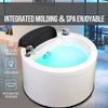 Pedicure Foot Spa,Feet Soaking Tub,Foot Massager Spa,Acrylic Pedicure Sink,round foot Soak Tub,pedicure Kit Foot Spa,Foot Bath Spa With Massage Surfing,foot Massager Soak,with 7 Colorful Lights view 3
