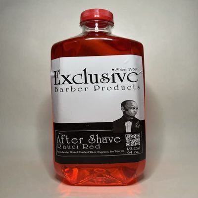 Exclusive Barber Products Rauci Red Aftershave (Rauci Red, 64 oz)
