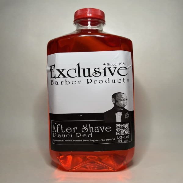 Exclusive Barber Products Rauci Red Aftershave (Rauci Red, 64 oz)