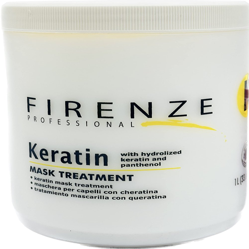 Firenze Professional Keratin Mask Treatment 33.8 oz-Free Starry Lip Gloss 10ml