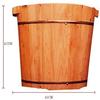 Foot Spa Bath Pedicure Basin Foot Bath Barrel Foot Bath Thickening Household Foot Bath Bucket Bucket Feet Foot Tub Pedicure Basin Wood Foot Basin Wooden Sauna Bucket Wooden Foot Spa Basin Massage Hous view 2