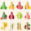 DMSKY 60 Pack Lip Balm, Natural Lip Balm Bulk, Moisturizing Lip Balms with Vitamin E and Coconut Oilfor Chapped Lips-12 Flavors view 2