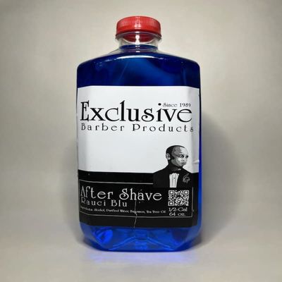 Exclusive Barber Products Rauci Blu Aftershave (Rauci Blu, 64 oz)