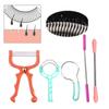 JZK 5X Facial Hair Remover Tool for Women and Men, Spring Threading Tool for face Hair/Upper Lip Hair/Eyebrows, Spring Facial epilator, Manual Ladies Facial Fluff Remover view 2