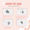 FOMIYES Reusable Makeup Remover Pads mitt for Face,Eye,Lips Microfiber Gentle Facial Cleansing Cloths Face Wash Wipes for All Skin Types Friendly for Daily Skincare Pack of 4 view 4
