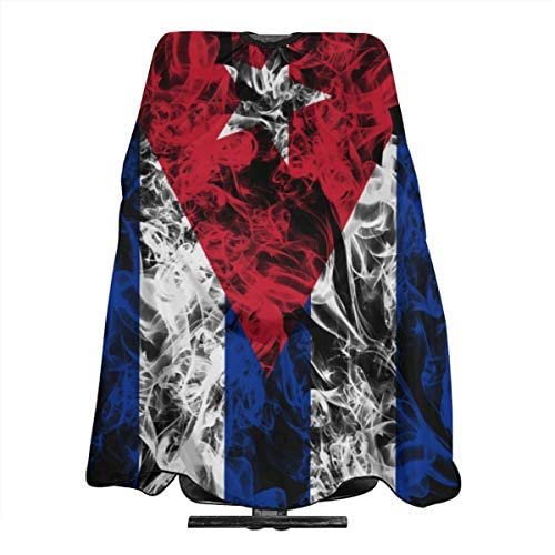 Nuboxx Cuba Cuban Flag Salon Hair Cutting Cape Cloth Barber Hairdressing Wrap Haircut Apron Cloth