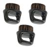 3Pcs Men Beard Brush, Burr Free Beard Care Brush for Styling Cleansing and Exfoliating, Comfortable Using Shaving Brush with Round Handle, Practical Facial Beard Cleaning Brush view 2