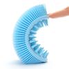 Premium Sensory Brush for Kids or Autism,Soft Silicone Body Scrubber,2 in 1 Sensory Room Occupational Therapy Sensory Brushes,Silicone Loofah,Pet Shower Brush Bath Brush Shampoo Brush(Spikes-Blue) view 3