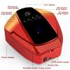 96w Cordless LED Nail Lamp with Portable Handle Professional Curing UV Lamp for Gel Nails Auto Infrared Sensor and 4 Timers (Red) view 2