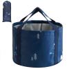 Multifunctional Collapsible Bucket for Soaking Feet, Portable Foot Bath Bag, Foot Spa Soaking Feet Home Pedicure Basin Outdoor Camping for Washing, Fishing Wait Handy Carrying Bag, Large view 1