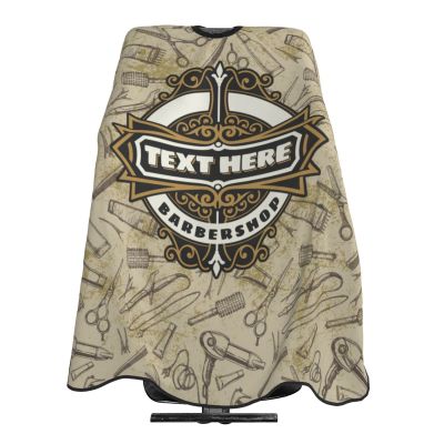 Custom Barber Cape, Personalized Text Hair Cutting Cape for Men, Customized Haircut Kit Hairdressing Apron for Home and Barbershop
