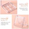 Beaupretty 8 Pieces Empty Eyeshadow Pallet 4 Grids Eye Shadow Lipstick Storage Case Box Clear Makeup DIY Cosmetic Organizer Container view 4