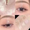 Nobeka 3PC Double Ended Highlighter Makeup Pen, Glitter & Matte Nude EyeLiner & Eyeshadow, Liquid Contour Liner 2 in 1 Eye Brightener Stick, Long Lasting Lying Silkworm Pencil (#01, #03, #04) view 3
