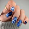 Maniology Porcelain Nail Stamping Starter Kit | Chinese Ceramic-Inspired Nail Art Patterns for Elegant DIY Manicures  Includes Stamping Plate, Polish, Top Coat, Stamper & Scraper Card view 4