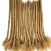 0.6cm #27 6inch 60 Stands Loc Extensions Human Hair 100% Handmade Permanent Dreadlock Extensions for Man/Women Can Be Dyed and Curled(0.6cm 6inch-60 stands color #27) view 4