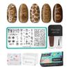 Maniology Coffee Lover Nail Stamping Starter Kit | Coffee-Inspired Nail Art, Mugs, Beans & Caf Designs DIY Manicures  Includes Stamping Plate, Polish, Top Coat, Stamper & Scraper Card view 1