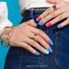 Teenitor Short Press On Nails with Glitter, 12 Sizes Square, Matte & Glossy Finish view 4