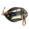 FASHIXD Toiletry Bag for Men, Travel Wash Bag Waterproof Small Toiletries Cosmetic Bag, Gym Shaving Shower Bathroom Bag, Make Up Bag with Handle (Dark green) view 2