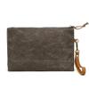 FASHIXD Toiletry Bag for Men, Travel Wash Bag Waterproof Small Toiletries Cosmetic Bag, Gym Shaving Shower Bathroom Bag, Make Up Bag with Handle (Dark green) view 3
