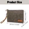 FASHIXD Toiletry Bag for Men, Travel Wash Bag Waterproof Small Toiletries Cosmetic Bag, Gym Shaving Shower Bathroom Bag, Make Up Bag with Handle (Dark green) view 4