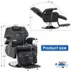 BarberPub Hydraulic Recline Barber Chair All Purpose Salon Beauty Spa Styling Equipment 9208 (Black) view 3