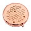 Bonus Mom Gifts from Daughter Compact Makeup Mirror for Mother in Law Thank You Gifts for Step Mother Bonus Mom Gift Adoption Gift Folding Makeup Mirror Birthday Retirement view 1