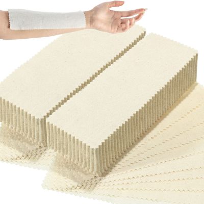 Loopeer 300 Pcs Natural Muslin Epilating Face Wax Strips Hair Removal Eyebrow Precut Body Facial Cotton Wax Cloth Strip for Women Men(8 x 2.8 Inch)