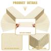 Loopeer 300 Pcs Natural Muslin Epilating Face Wax Strips Hair Removal Eyebrow Precut Body Facial Cotton Wax Cloth Strip for Women Men(8 x 2.8 Inch) view 3