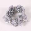 Bow Hair Elastics Ties, Pearl Hair Ties, Hair Ropes Elastic Hair Scrunchies Stretchy Bead Hair Bands Ponytail Holders Boho Hair Elastics Ties for Women(2PCS,Style5) view 2