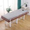 4cm Thickness Massage Table Lash Bed Mattress Topper,Plush Beauty Salon Bed Mattress with Round Head,Spa Sheets Portable for Physiotherapists,Bed Not Included,Gray,75x190cm view 1