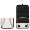 CFERSAN Travel Hanging Toiletry Bag for Women Men Baseball Cosmetic Bag Waterproof Makeup Organizer for Accessories, Shampoo, Full Sized Container, Toiletries for Bathroom Shower view 2