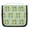 CFERSAN Travel Hanging Toiletry Bag for Women Men Cute Frog Cosmetic Bag Waterproof Makeup Organizer for Accessories, Shampoo, Full Sized Container, Toiletries for Bathroom Shower view 1