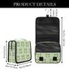 CFERSAN Travel Hanging Toiletry Bag for Women Men Cute Frog Cosmetic Bag Waterproof Makeup Organizer for Accessories, Shampoo, Full Sized Container, Toiletries for Bathroom Shower view 3