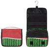 CFERSAN Travel Hanging Toiletry Bag for Women Men Watermelon Cosmetic Bag Waterproof Makeup Organizer for Accessories, Shampoo, Full Sized Container, Toiletries for Bathroom Shower view 2
