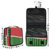 CFERSAN Travel Hanging Toiletry Bag for Women Men Watermelon Cosmetic Bag Waterproof Makeup Organizer for Accessories, Shampoo, Full Sized Container, Toiletries for Bathroom Shower view 3